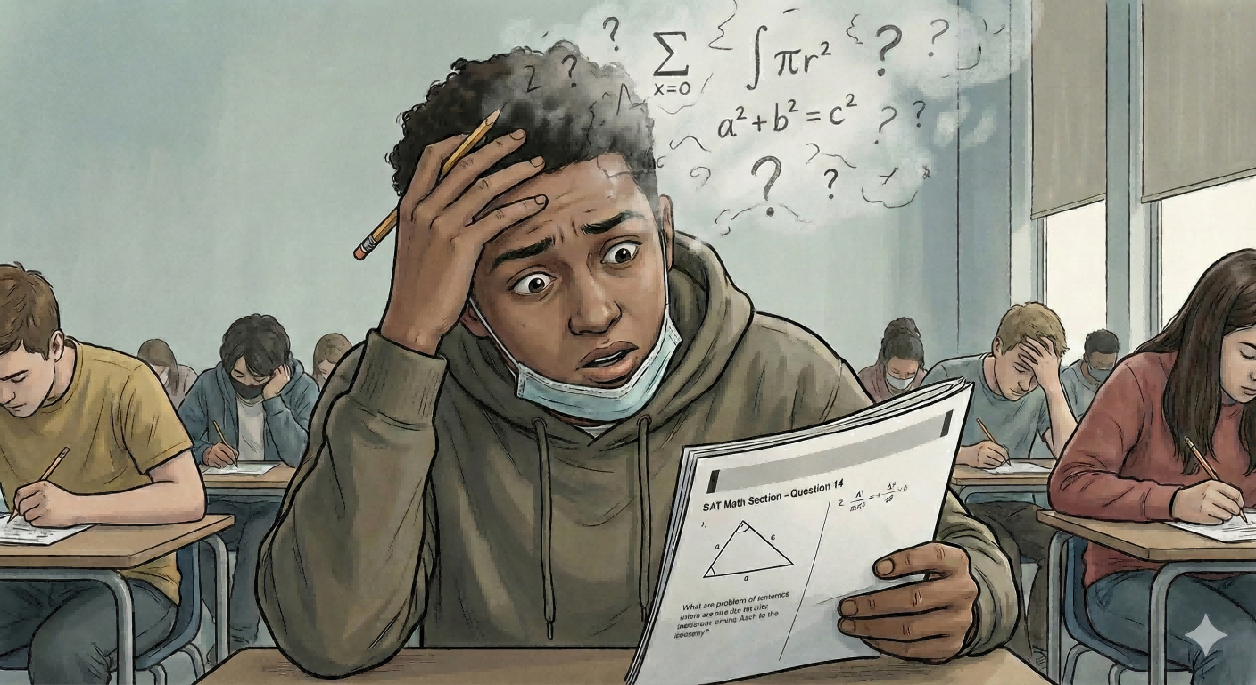 SAT Reference Sheet with formulas and flashcards